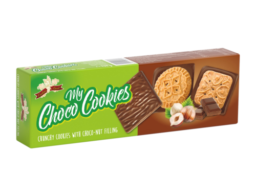 Crunchy Cookies with Choco-nut Filling