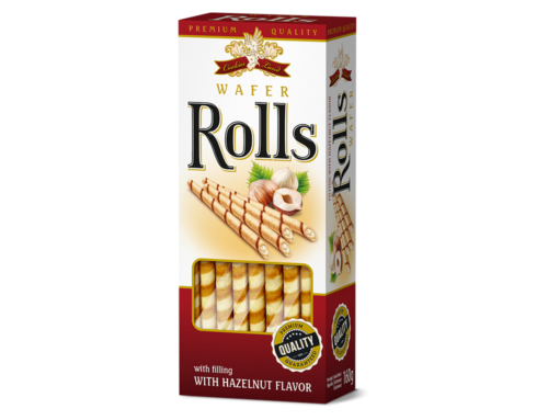 Wafer Rolls 160g Hazelnut